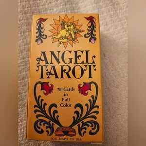 Vintage US Games Angel Tarot Deck as new, unused. Full Color. RARE for Collector
